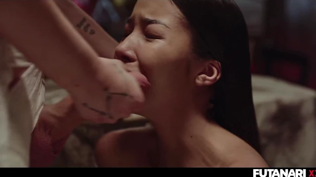 Seductive Tranny Ghost Fucks Ebony Beauty Lia Lin With Passionate Cumshots