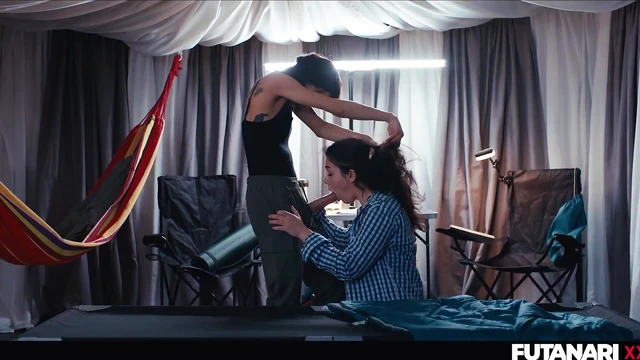 Veronica Gets Futa-Cock from Woodland Trans Spirit & Facesplashes Vale Nappi