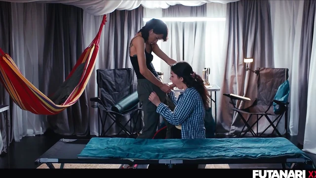 Veronica Gets Futa-Cock from Woodland Trans Spirit & Facesplashes Vale Nappi