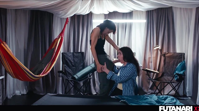 Veronica Gets Futa-Cock from Woodland Trans Spirit & Facesplashes Vale Nappi