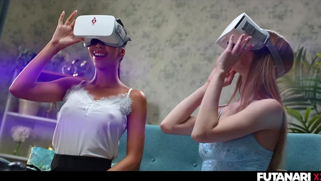 Tgirl VR Action: Petite Trans Femme fucks Ebony Lover in Steamy Scene