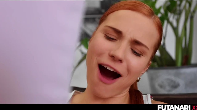 Futuristic Porn Star Clemence Self-Fucks with Futa Cock & Gets Facialized by Chicks