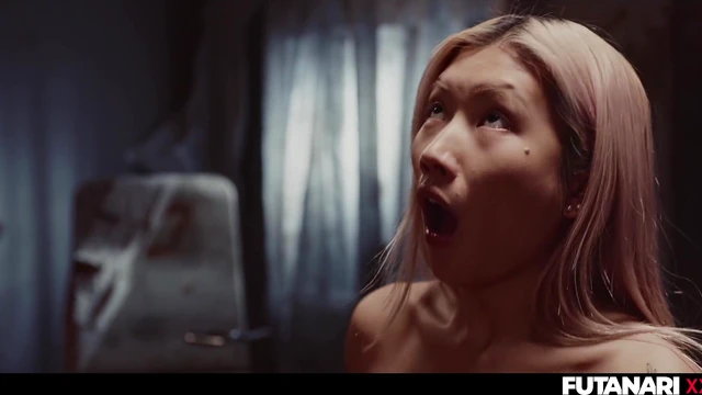 Shemale Sex Fiend Fucks Brunette in Hot Futanari Bukkake Trio Action