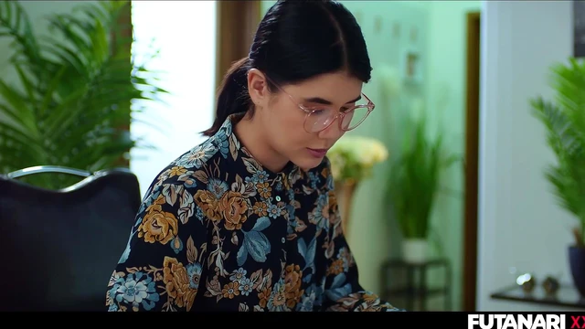 Trapped Trans Shemale Develops Huge Dildo and Screws Slutty Girl's Ass for Fullness