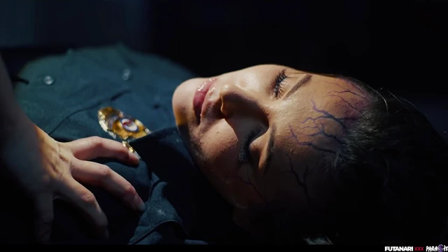 Raid Turns Into Steamy Futa Threesome With Lesbiens and Shemale Bliss