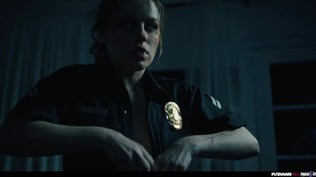 Raid Turns Into Steamy Futa Threesome With Lesbiens and Shemale Bliss