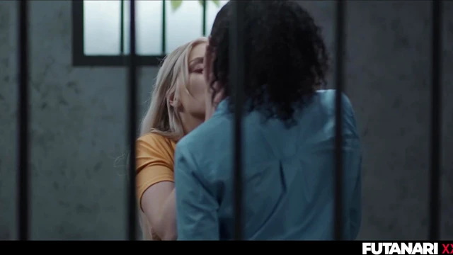 Blonde Prisoner Gets Transformed by Guard's Cock & Receives a Massive Facial Finale