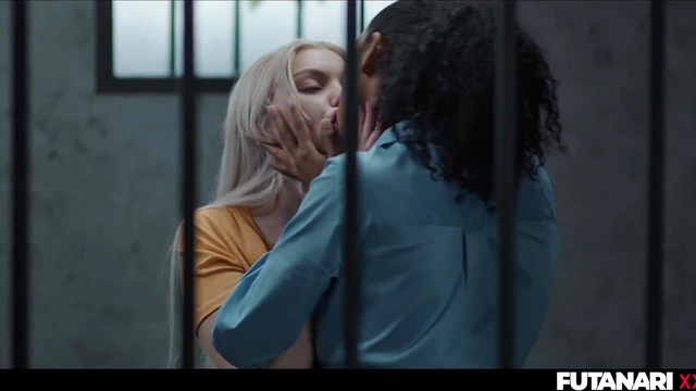 Blonde Prisoner Gets Transformed by Guard's Cock & Receives a Massive Facial Finale