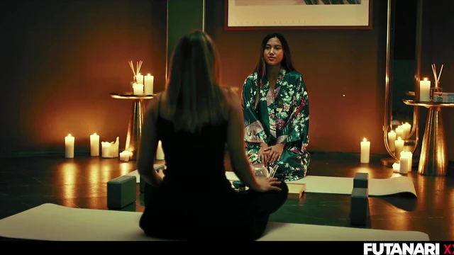 Sexy Shemale Duo Agatha Vega & May Thai Get Creampied Together in Hot Futa Scene