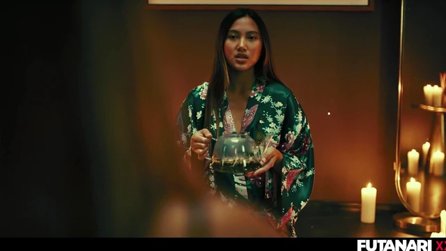 Sexy Shemale Duo Agatha Vega & May Thai Get Creampied Together in Hot Futa Scene