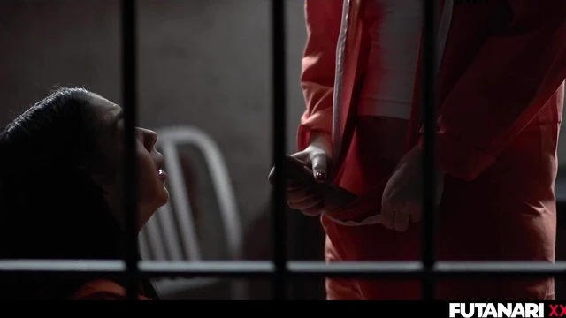 Sexy Latina Gets Turned into Hot Prison Cum Slut by Redhead Femme's Dick