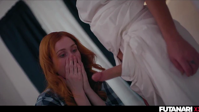 Dreamy Scarlet Craves Chloe's Massive Cock - He Sucks Her Dry & Rides Hard