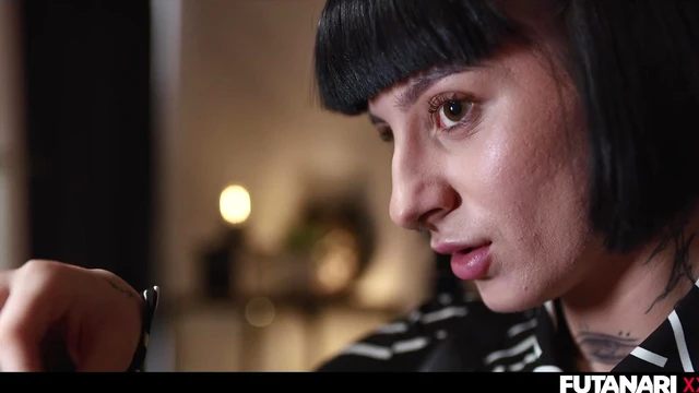 Tomboy Turned Cum Slut Gets Anal Creampied by Her New Futa Dicks