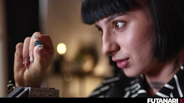 Tomboy Turned Cum Slut Gets Anal Creampied by Her New Futa Dicks