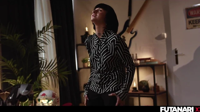 Tomboy Turned Cum Slut Gets Anal Creampied by Her New Futa Dicks