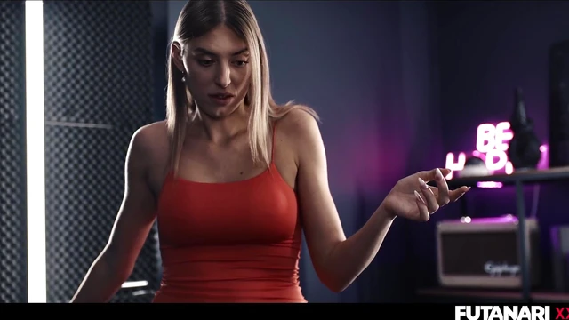 Sexy Blonde Gets Fucked Post Futa Transformation & Takes Big Load On Face