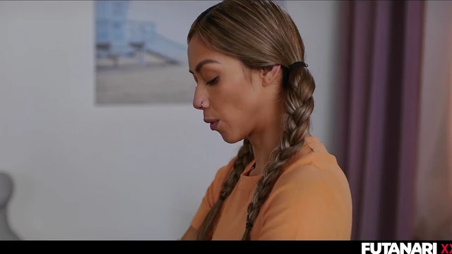 Veronica Leal's Real-Life Colombian Futa Explodes with Cum in Heated Action