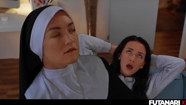 Sizzling Futanari Chicks Jerk Off Hard Until Explosive Cum Showdown