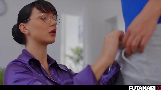 Futuristic Blonde Futa Chick Seduces Her Attractive Male Patient Urgently