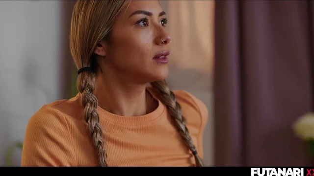 Hot Mulatto Shemale Fucks Veronica Leal's Ass Sensually