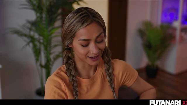 Hot Mulatto Shemale Fucks Veronica Leal's Ass Sensually