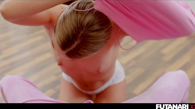 Adorable Futanari Gets Blown Away by Massive Facial Cumshot Delight