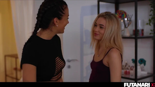 Blonde Shemale Real-Life Fuck Her Attractive Friend Hotly