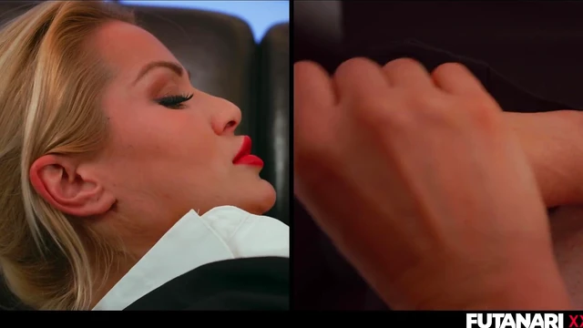 Sizzling Real Girl Gets Fucked Hard by Futanari Lover's Big Cock