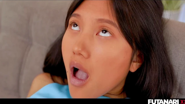 May Thai Takes Her Stepsis’s Big Cock In Mouth And Pussy For Real-Life Futanari Fun