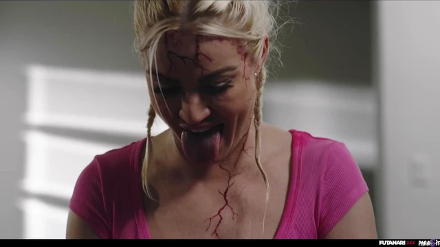 Alien Parasite Futanari Turns Cherry Kiss Into Insatiable Shemale Fuck Fest