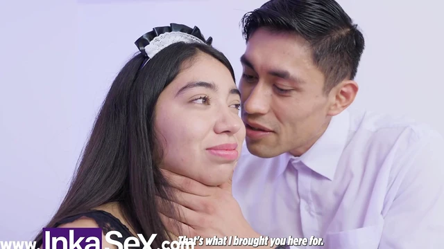 Sneaky Boss Deceptively Fucks His Big-Titted Young Mexican Maid Hard