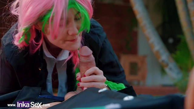 Tanjiro Trains Mitsuri's Anal Virginity To Enhance Her Slayer Skills