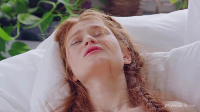 Amazing Redhead Girl Sofilie Masturbates Seductively Alone on Bed