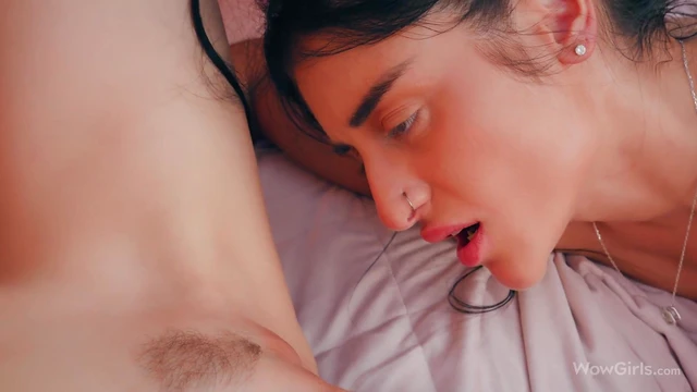 Super Hot Lesbian Couple Kelly & Laia Have Steamy Couch Sex Scene