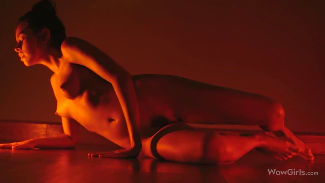 Sizzling Ukraine Beauty Alissa Foxy Strips & Poses Provocatively for Your Eyes Only