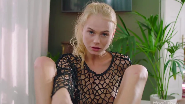 Blonde Bombshell Nancy A Pleasing Her Lover With New Tricks In Bed