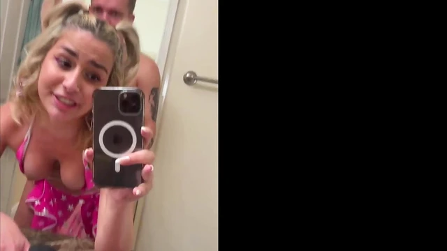 Petite Blonde Teen Gets Juicy Pussy Pounded After Dick Teasing