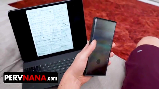 Huge-Titted Step-Grandma Seducing Me with Her Slutty Pal