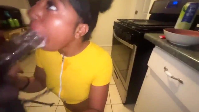 Thirsty Stepsis Seduces Me; Ebony Slut Gives Insane Blowjob & Craves More