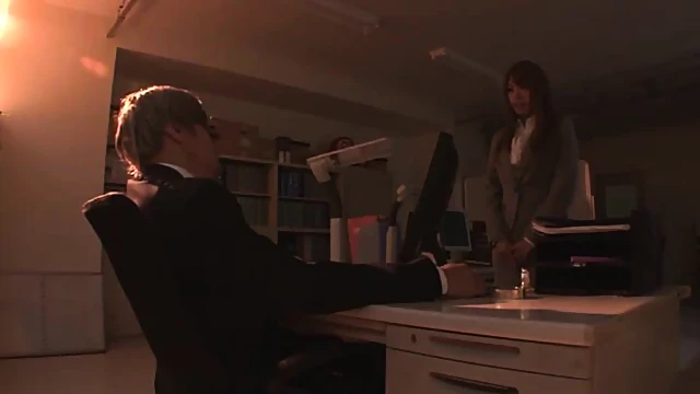 Bosses Tie Office Worker Up And Take Her Hard And Roughly
