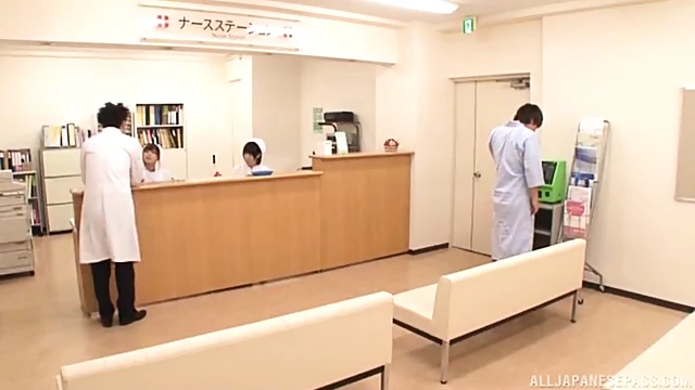 Hot Japanese Nurses Drop Panties And Pleasure Two Lucky Patients Together