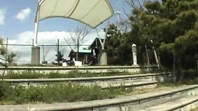 Hairy Japanese Redhead Flashes Pussy Publicly Before Getting Fucked Hard