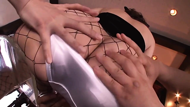 Sultry Asahi Mizuno In Fishnets Gets Her Face Fucked Hard & Wildly