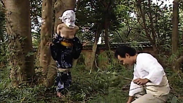 Bound Geisha Fucked Hard Amidst Rustling Forest Trees