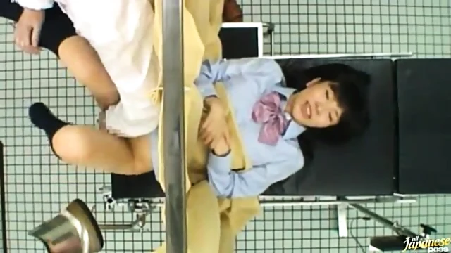 Teen Japanese Model Gets Steamy Visit From Gynecologist Examining Her