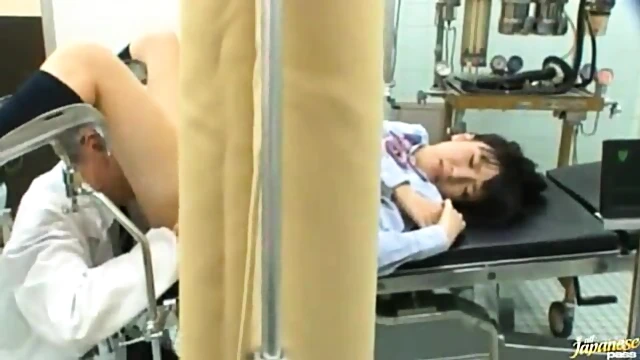 Teen Japanese Model Gets Steamy Visit From Gynecologist Examining Her