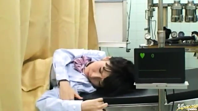 Teen Japanese Model Gets Steamy Visit From Gynecologist Examining Her