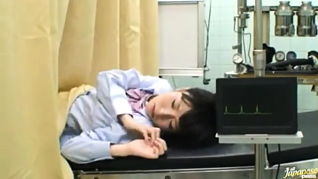 Teen Japanese Model Gets Steamy Visit From Gynecologist Examining Her