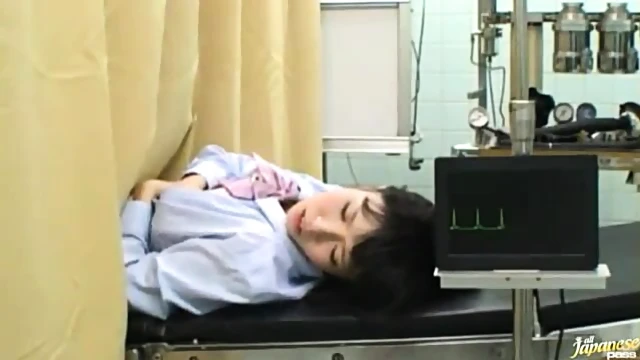 Teen Japanese Model Gets Steamy Visit From Gynecologist Examining Her