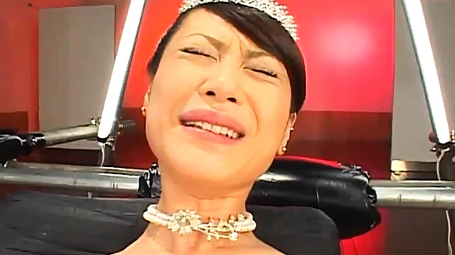 Japanese Bride's Pussy Rocked Hard By Various Fuck Machines